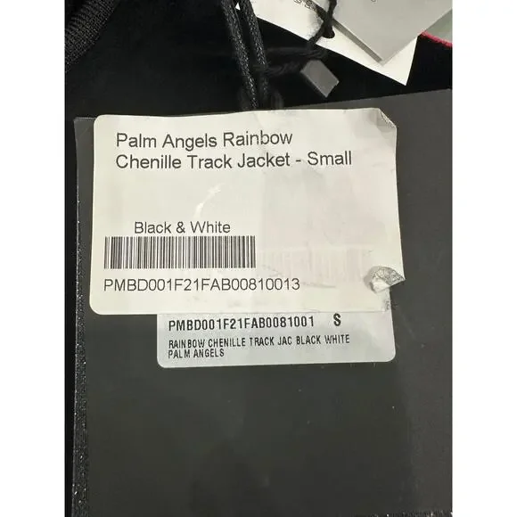 Palm Angels Rainbow Chenille Track Jacket (Sm)